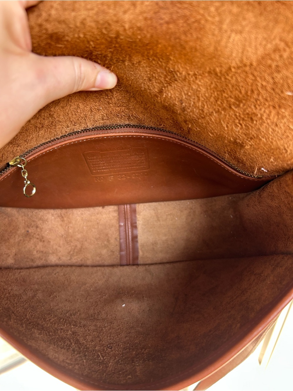 Vintage coach city bag style 9790 british tan crossbody turnlock retro y2k purse - Picture 10 of 13